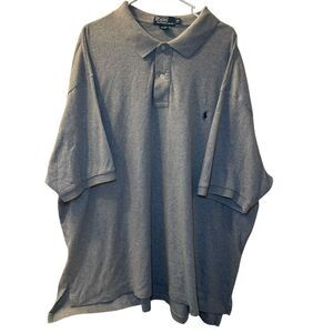Polo by Ralph Lauren Classic Polo Shirt Men Size 3XB Gray/Blue Preppy Normcore